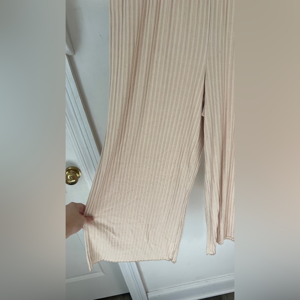 FINAL PRICE Alfani Cream Wide Leg Women's Pants - Picture 2 of 4